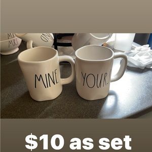 Rae Dunn coffee mugs